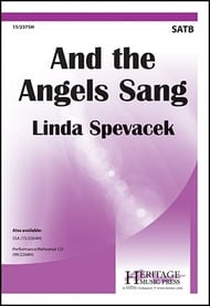 And the Angels Sang SATB choral sheet music cover Thumbnail